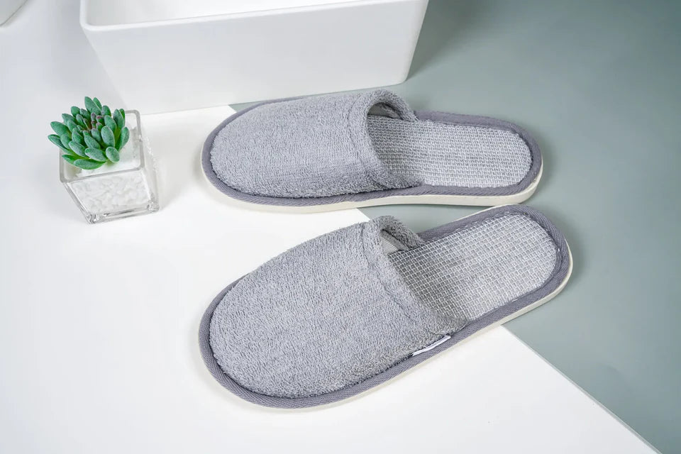 578 Charcoal Bathroom Slippers