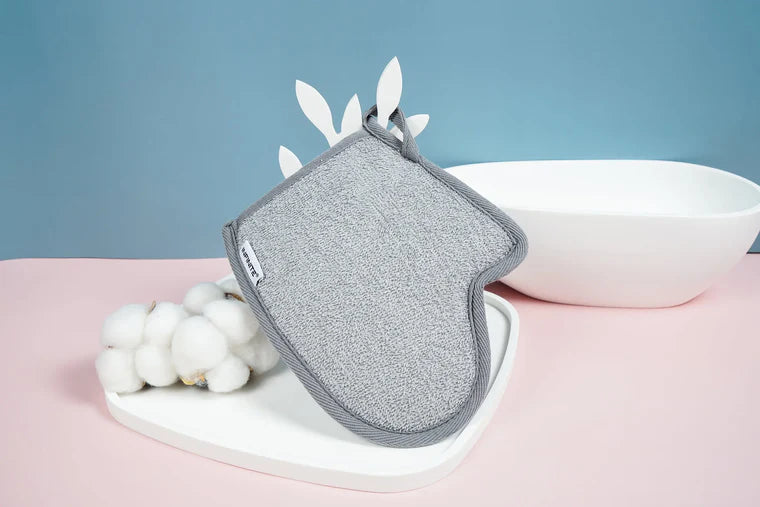598 Charcoal Bath Body Mittens
